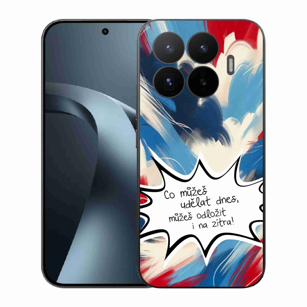 Gélový kryt mmCase na Xiaomi 17T - vtipný text 9 biele pozadie