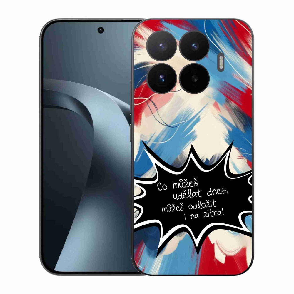 Gélový kryt mmCase na Xiaomi 17T - vtipný text 9 čierne pozadie