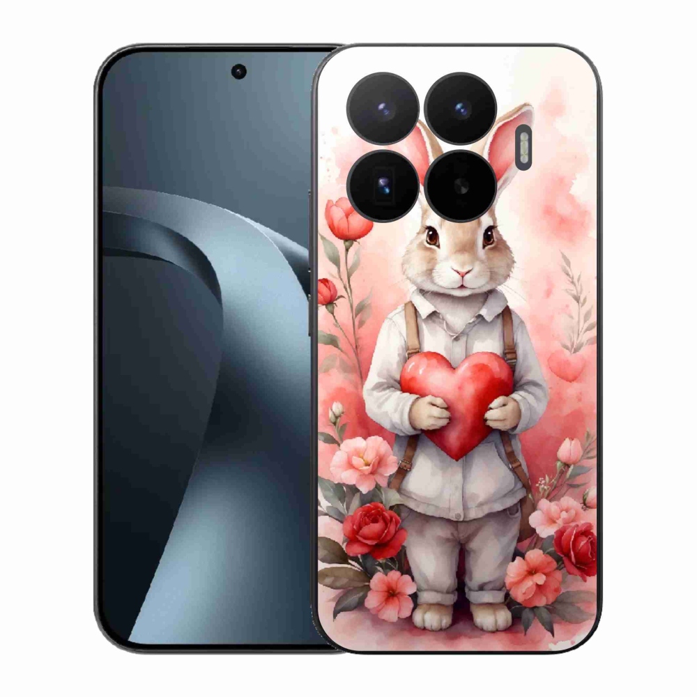 Gélový kryt mmCase na Xiaomi 17T - zajac so srdiečkom