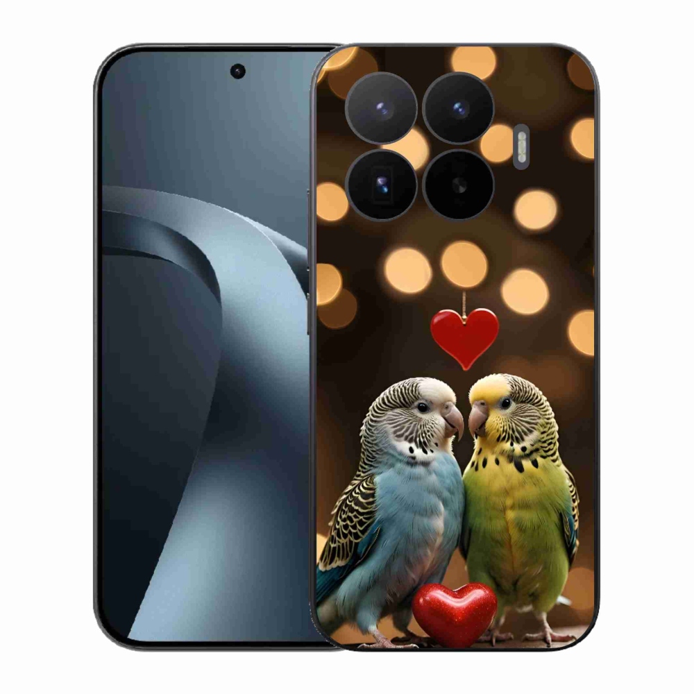 Gélový kryt mmCase na Xiaomi 17T - zamilovaní papagáje