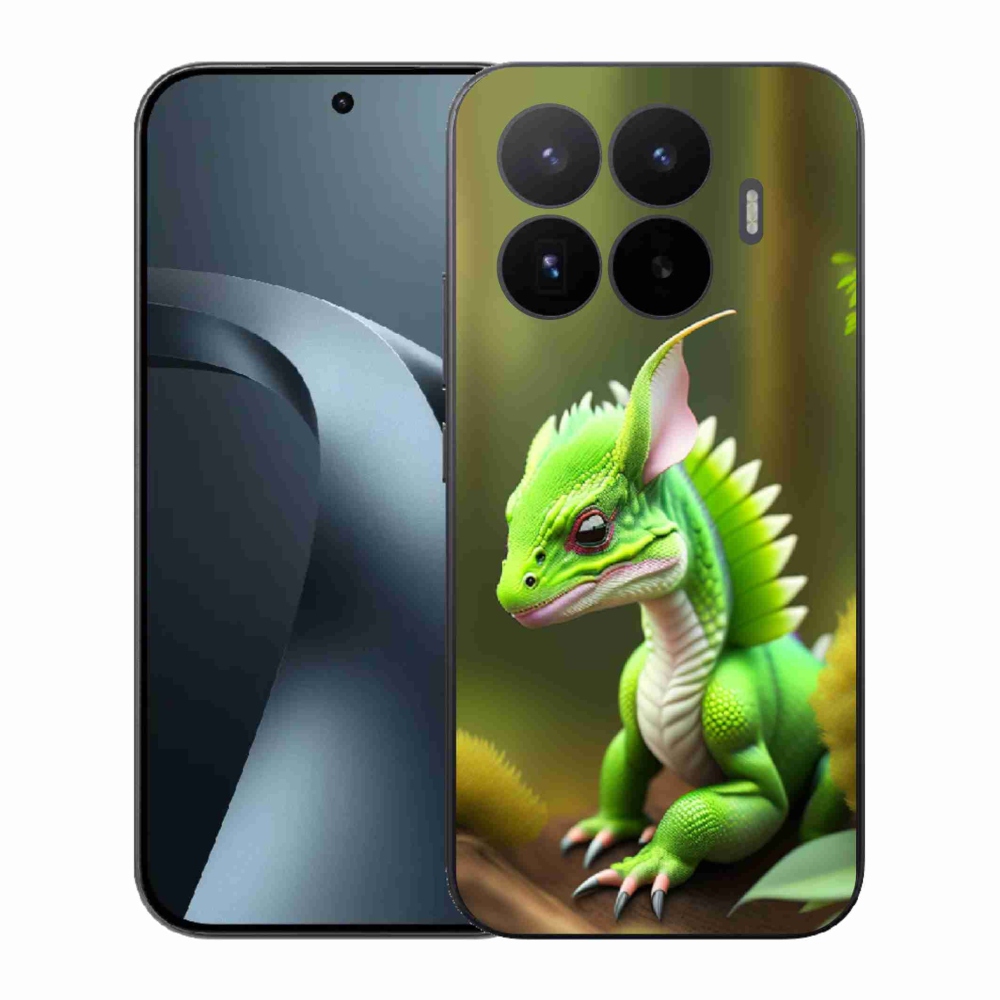Gélový kryt mmCase na Xiaomi 17T - zelený dráčik