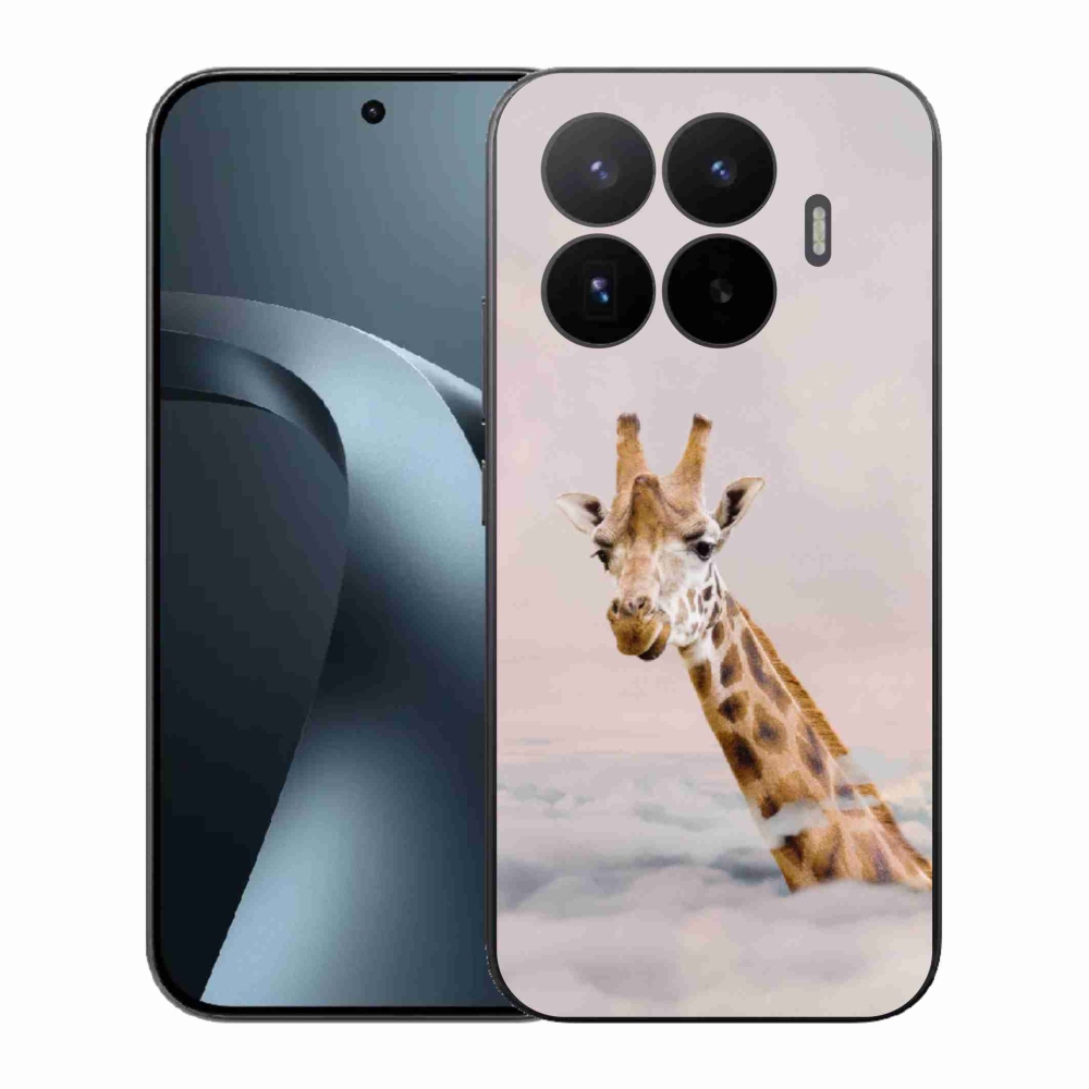Gélový kryt mmCase na Xiaomi 17T - žirafa v oblakoch