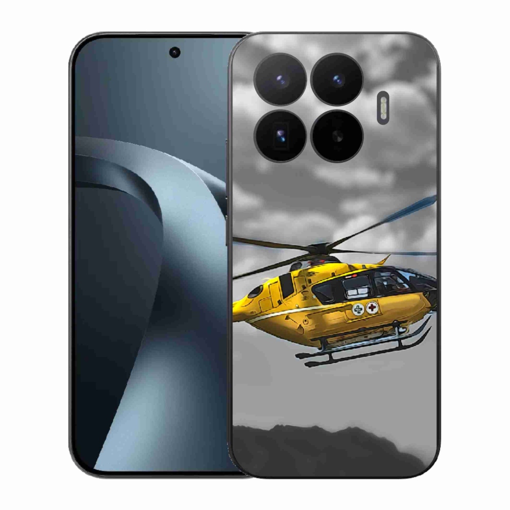 Gélový kryt mmCase na Xiaomi 17T - žltá helikoptéra