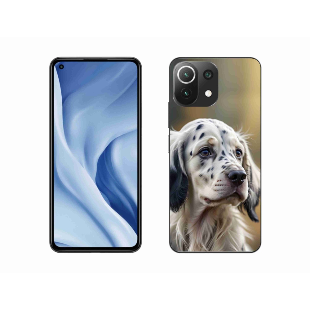 Gélový kryt mmCase na Xiaomi MI 11 Lite/5G - anglický seter