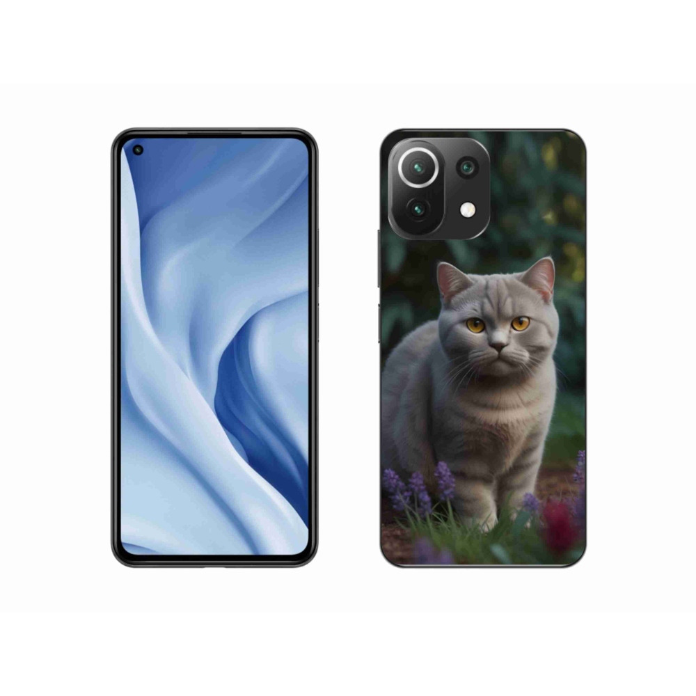 Gélový kryt mmCase na Xiaomi MI 11 Lite/5G - britská mačka