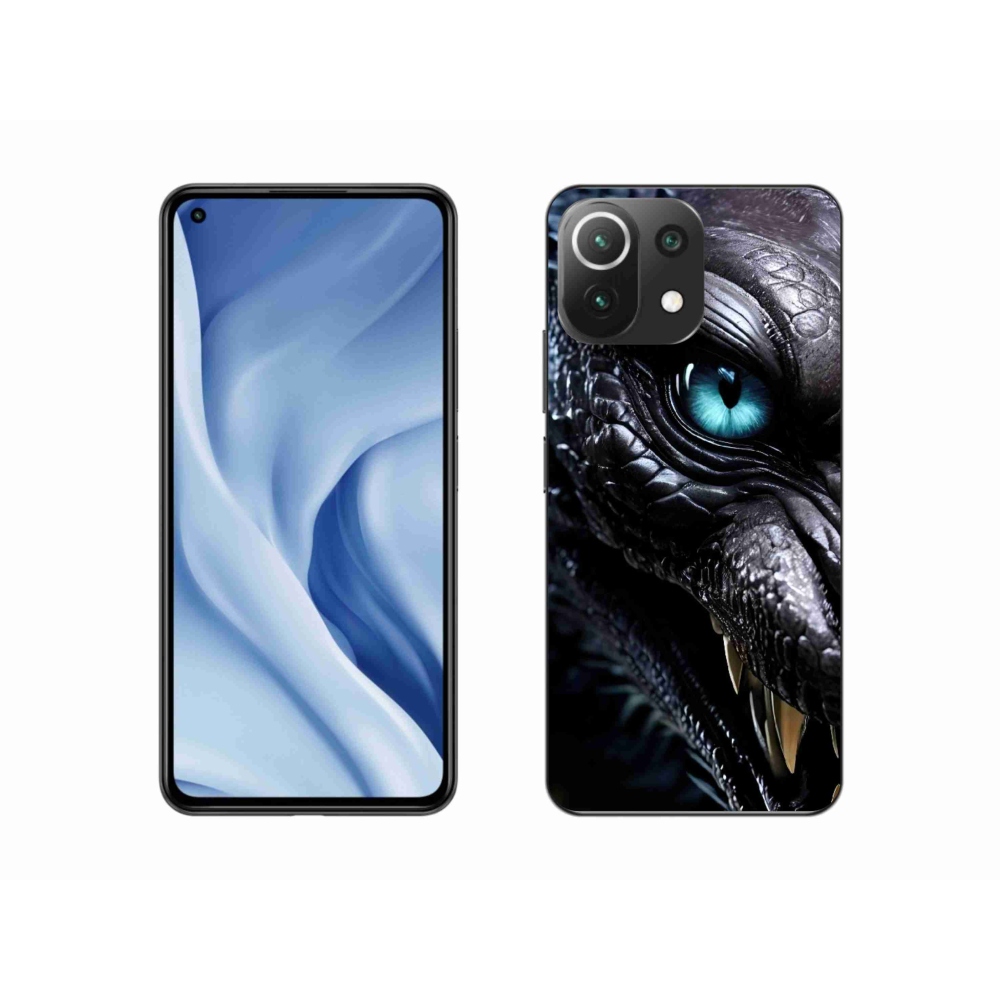 Gélový kryt mmCase na Xiaomi Mi 11 Lite /5G - dračí pohľad