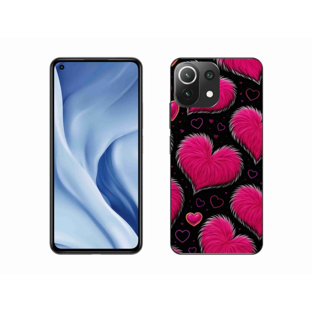 Gélový kryt mmCase na Xiaomi MI 11 Lite/5G - hebké srdce