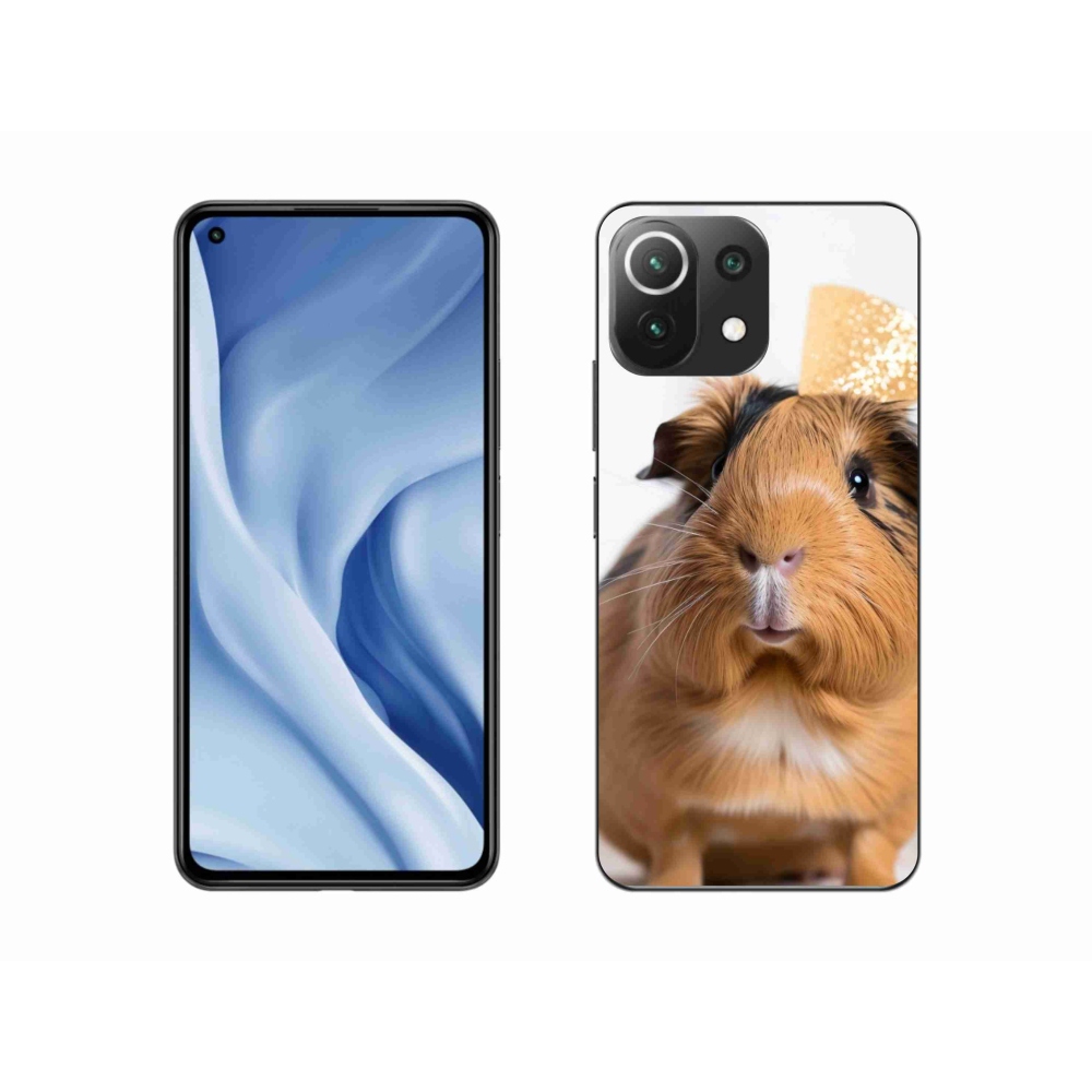 Gélový kryt mmCase na Xiaomi MI 11 Lite/5G - hnedé morča