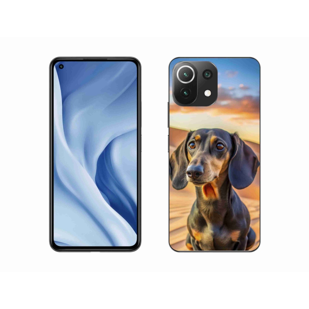 Gélový kryt mmCase na Xiaomi MI 11 Lite/5G - jazvečík 3