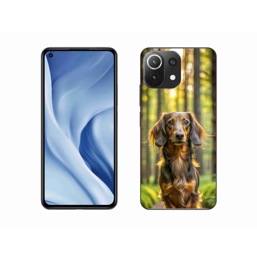 Gélový kryt mmCase na Xiaomi MI 11 Lite/5G - jazvečík 4