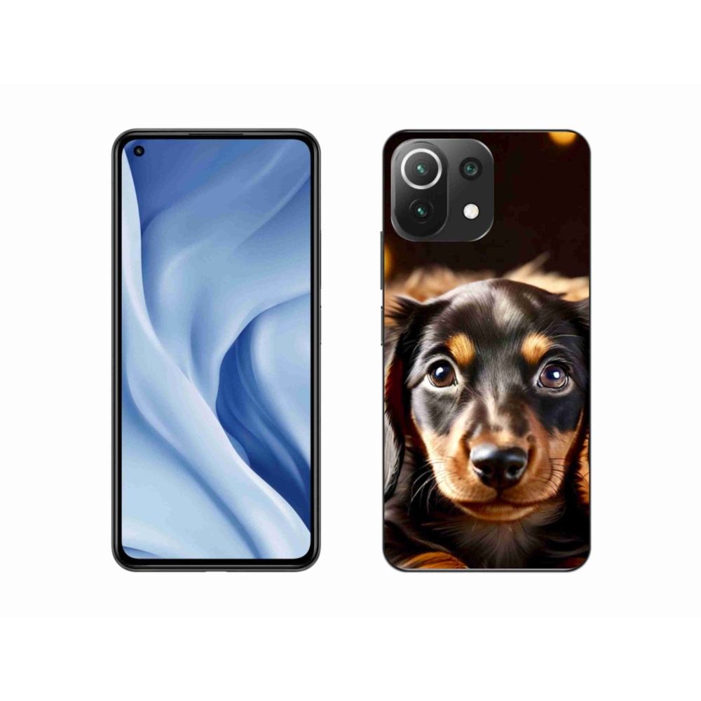 Gélový kryt mmCase na Xiaomi MI 11 Lite/5G - jazvečík