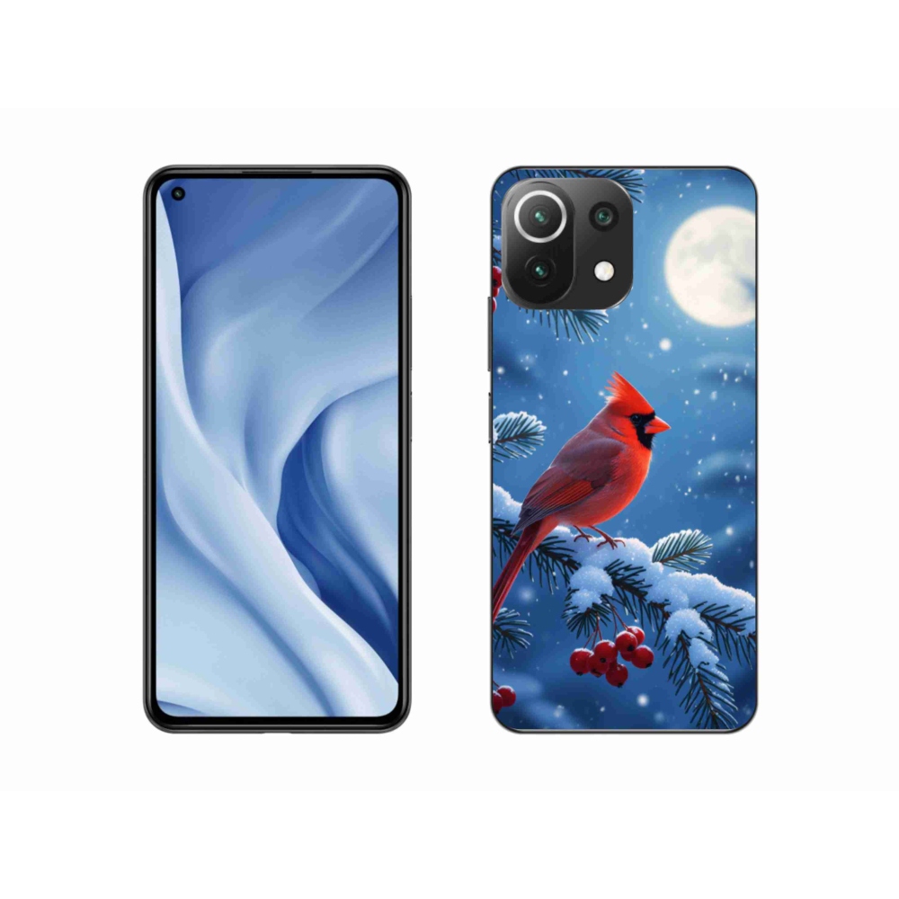 Gélový kryt mmCase na Xiaomi Mi 11 Lite /5G - kardinál červený