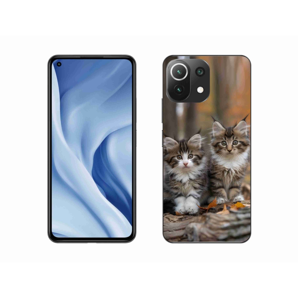 Gélový kryt mmCase na Xiaomi Mi 11 Lite /5G - mačacie duo 3