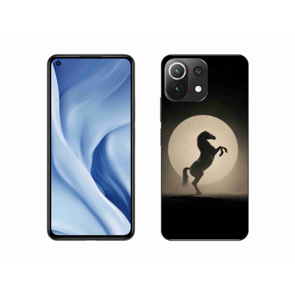 Gélový kryt mmCase na Xiaomi MI 11 Lite/5G - kôň v siluete