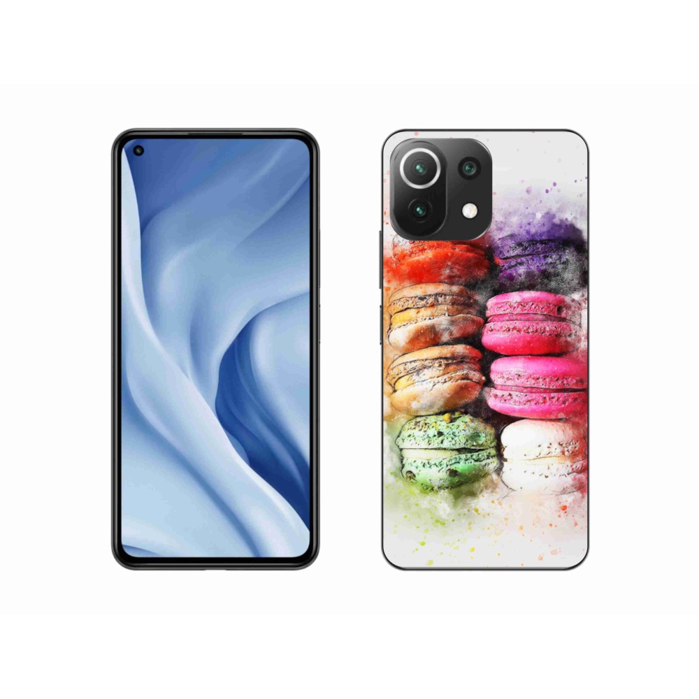 Gélový kryt mmCase na Xiaomi MI 11 Lite/5G - makrónky