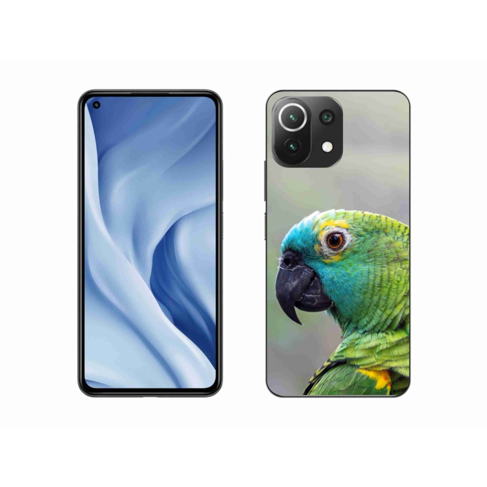 Gélový kryt mmCase na Xiaomi MI 11 Lite/5G - papagáj amazoňan