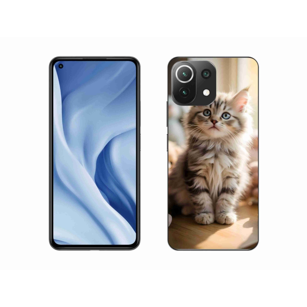 Gélový kryt mmCase na Xiaomi Mi 11 Lite /5G - roztomilé mačiatko 10