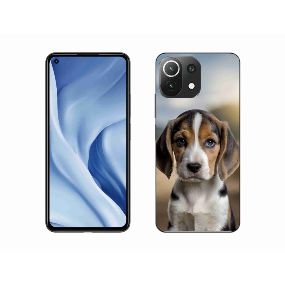 Gélový kryt mmCase na Xiaomi Mi 11 Lite /5G - roztomilý bígl