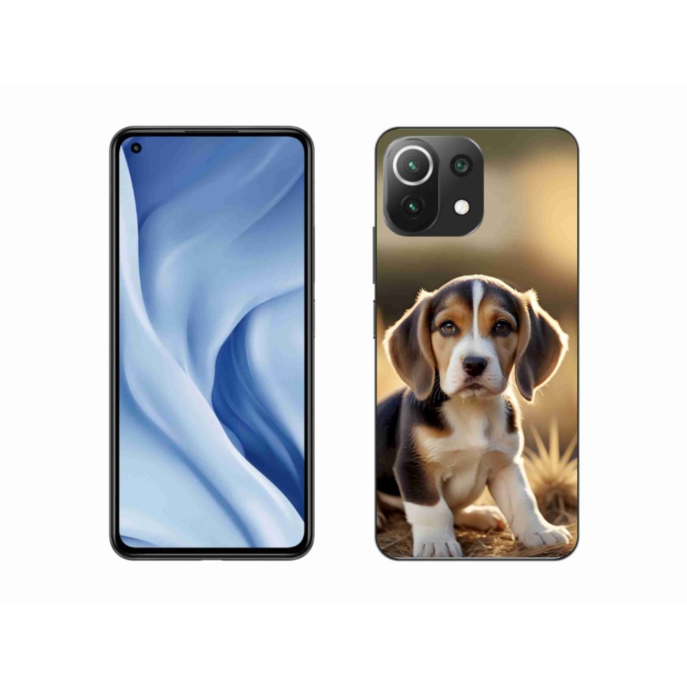 Gélový kryt mmCase na Xiaomi Mi 11 Lite /5G - roztomilý bígl