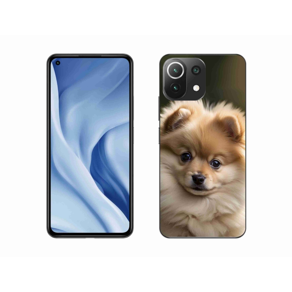 Gélový kryt mmCase na Xiaomi Mi 11 Lite /5G - roztomilý pomeranian 2