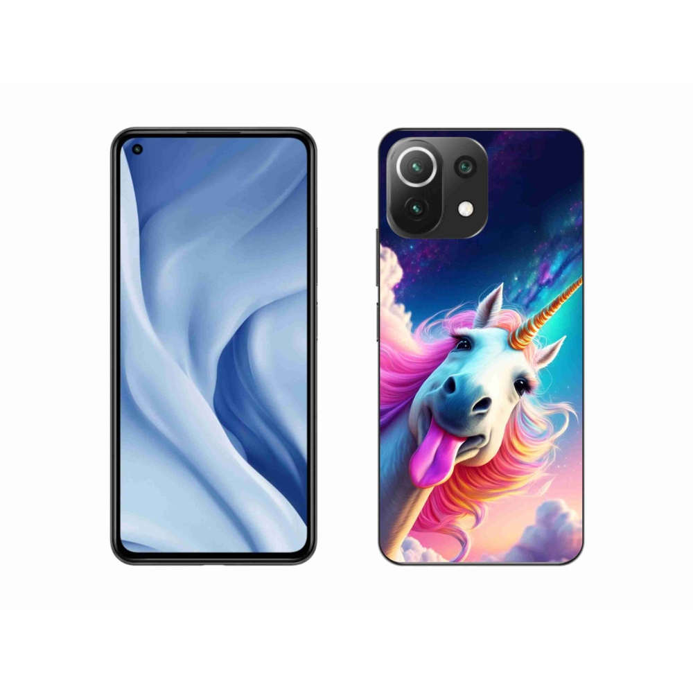 Gélový kryt mmCase na Xiaomi Mi 11 Lite /5G - šialený jednorožec