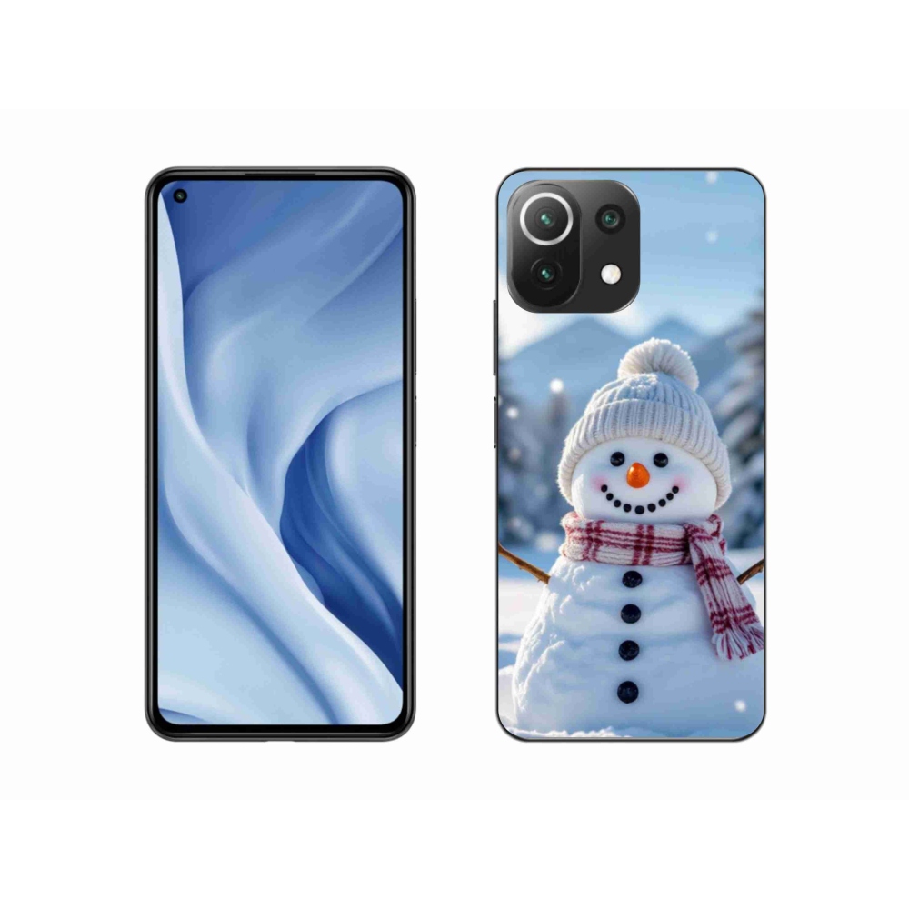 Gélový kryt mmCase na Xiaomi MI 11 Lite/5G - snehuliak 3