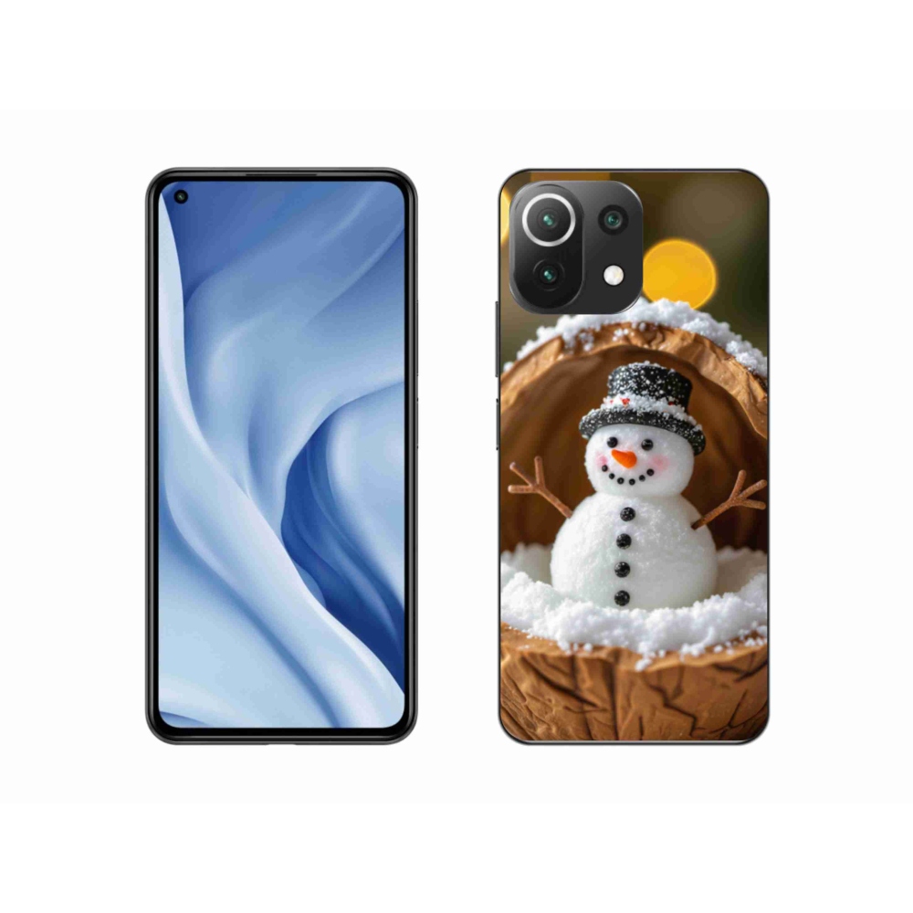Gélový kryt mmCase na Xiaomi MI 11 Lite/5G - snehuliak 4