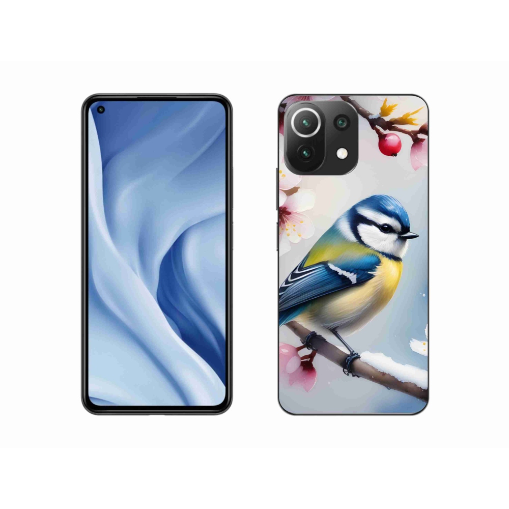 Gélový kryt mmCase na Xiaomi MI 11 Lite/5G - sýkorka