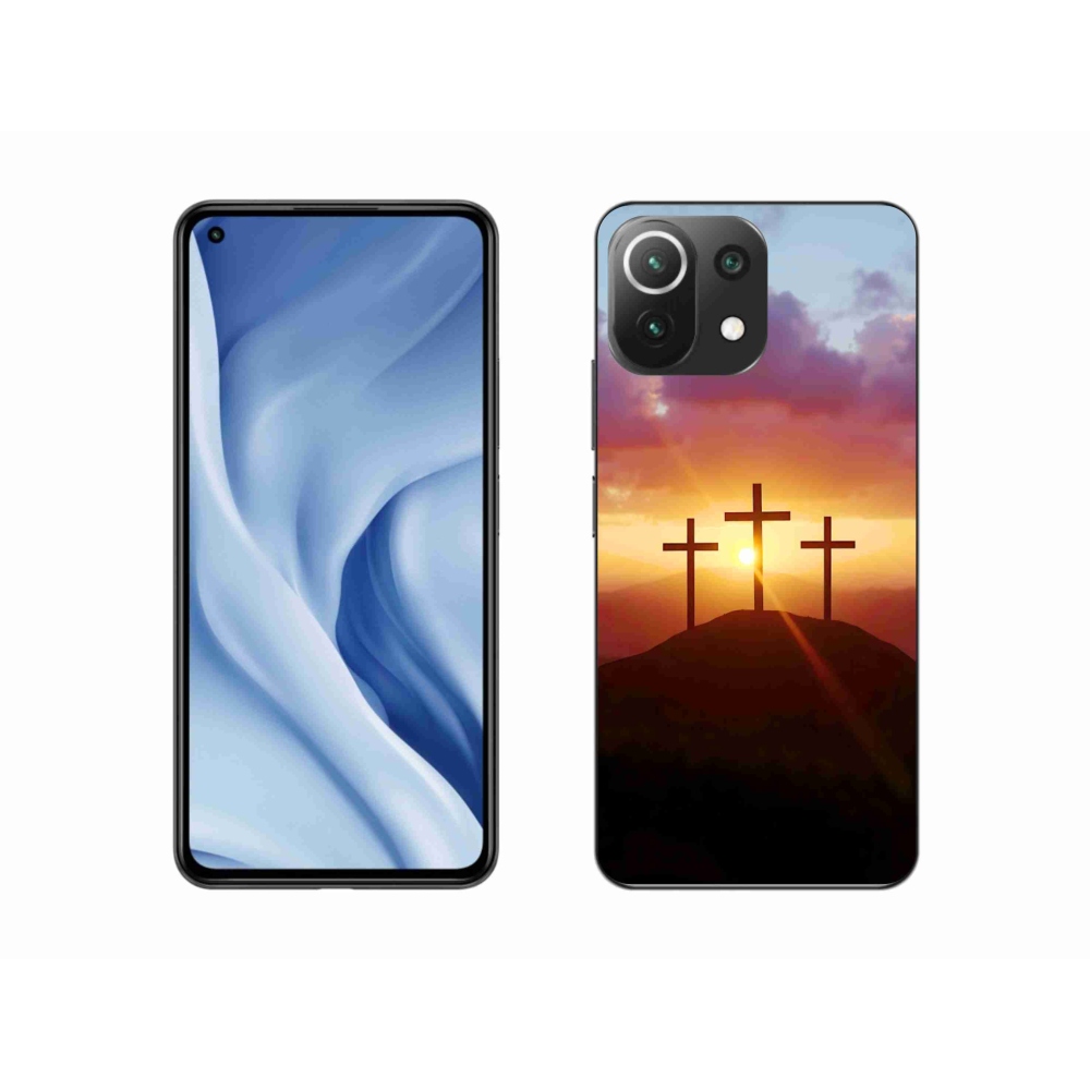 Gélový kryt mmCase na Xiaomi MI 11 Lite/5G - tri kríža