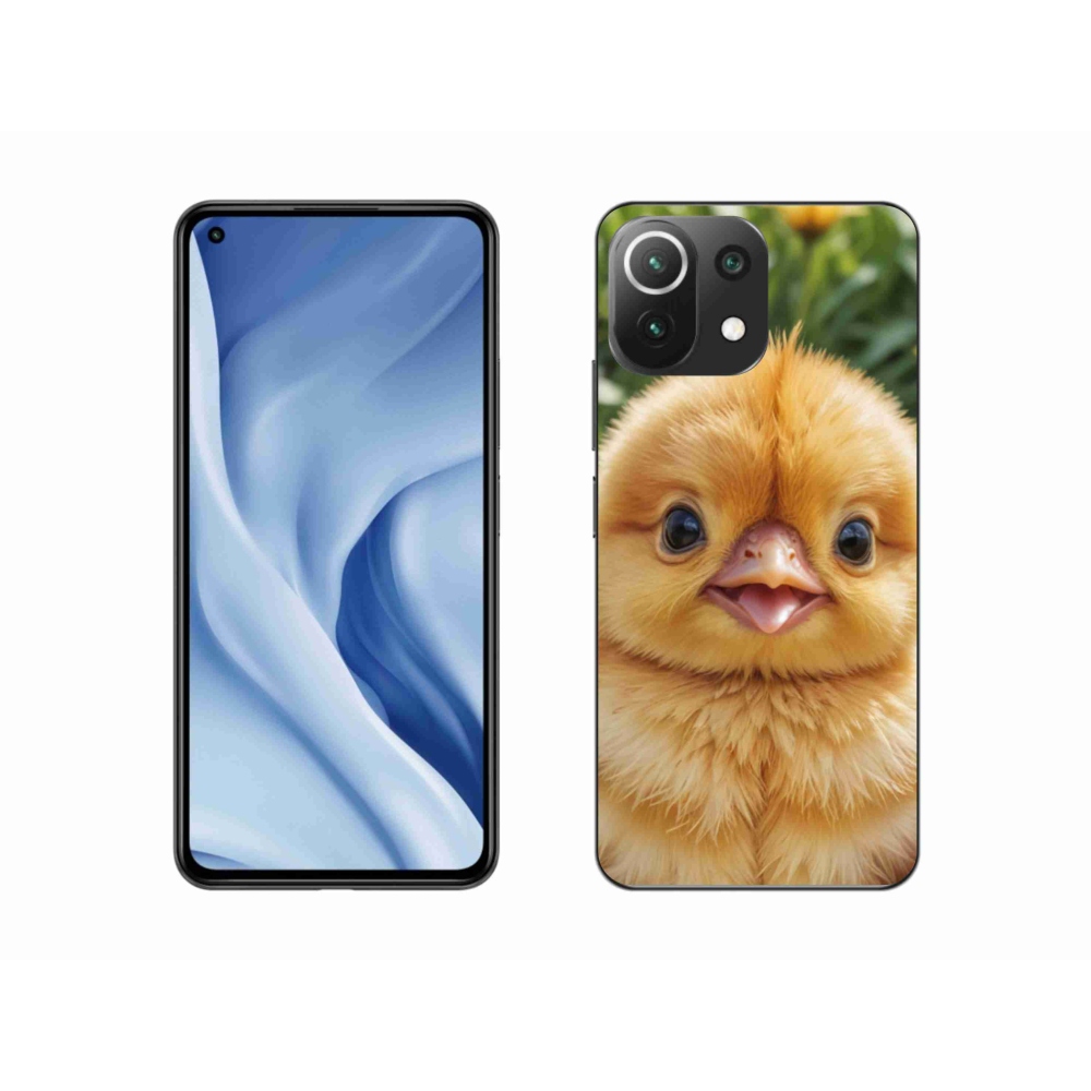 Gélový kryt mmCase na Xiaomi MI 11 Lite/5G - veselé kuriatko