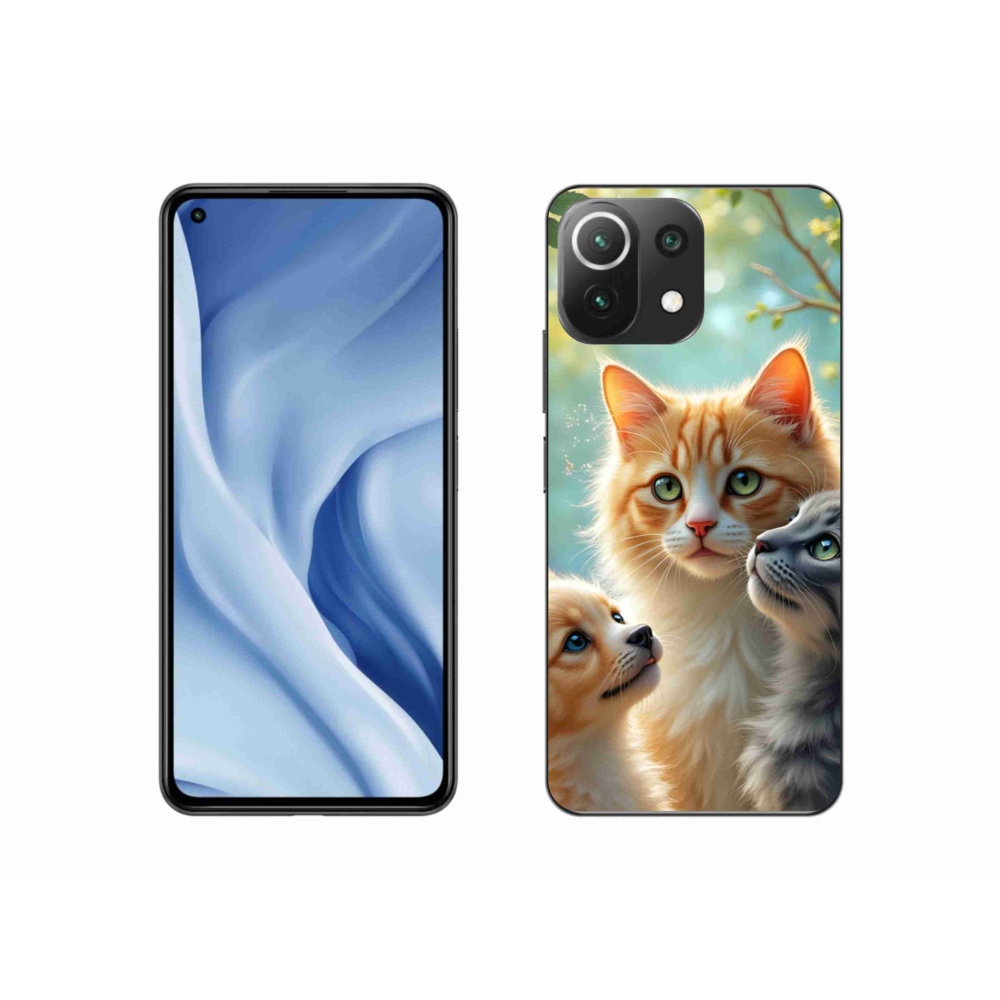 Gélový kryt mmCase na Xiaomi MI 11 Lite/5G - zvieracie priateľstvo 2