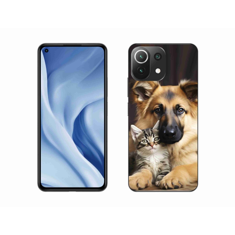 Gélový kryt mmCase na Xiaomi MI 11 Lite/5G - zvieracie priateľstvo