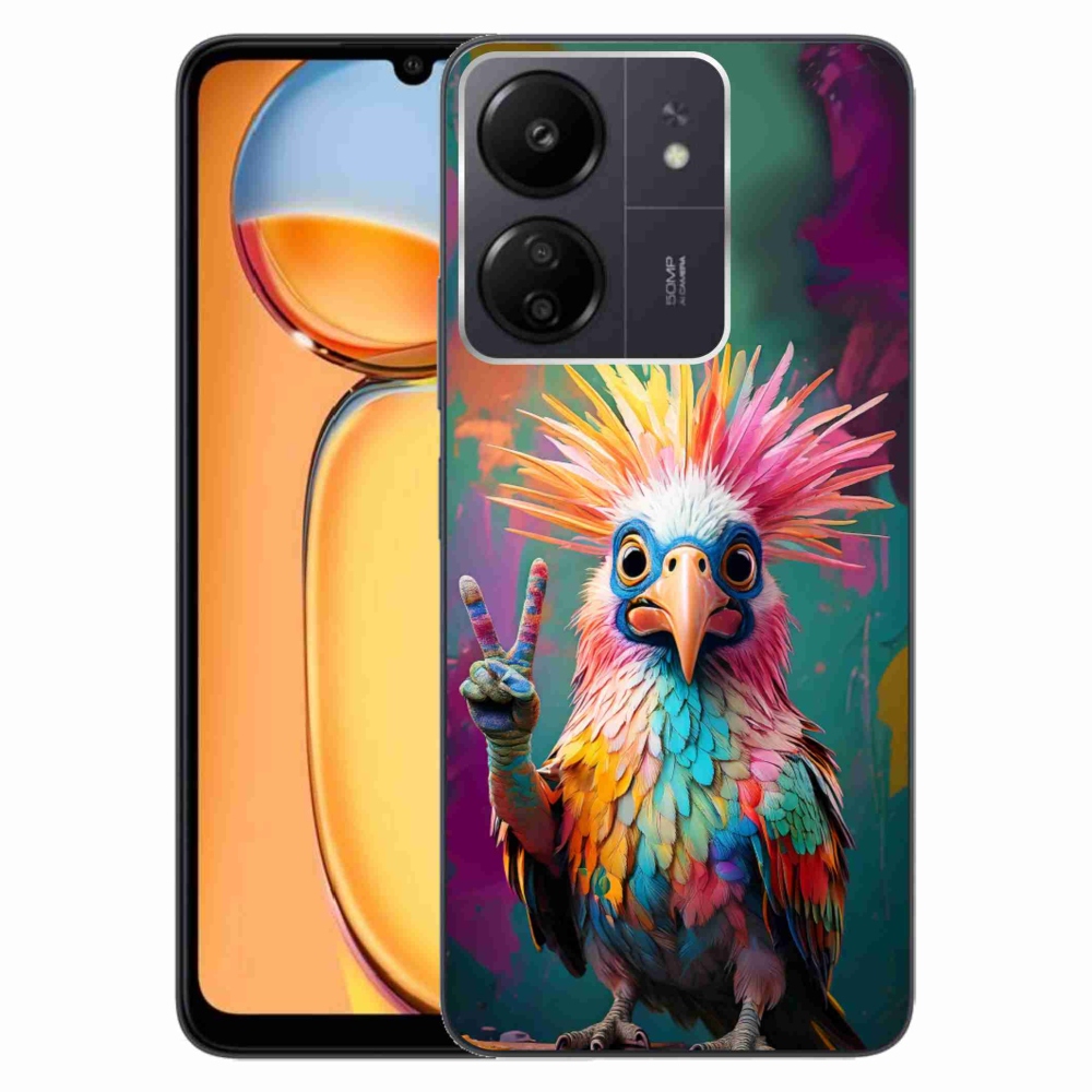 Gélový kryt mmCase na Xiaomi Poco C65/Redmi 13C - farebný rebel