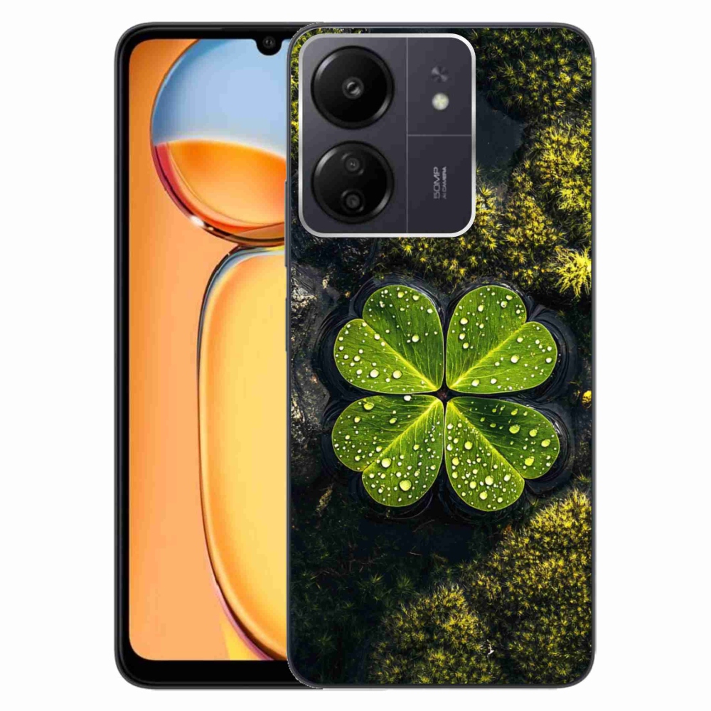 Gélový kryt mmCase na Xiaomi Poco C65/Redmi 13C - štvorlístok