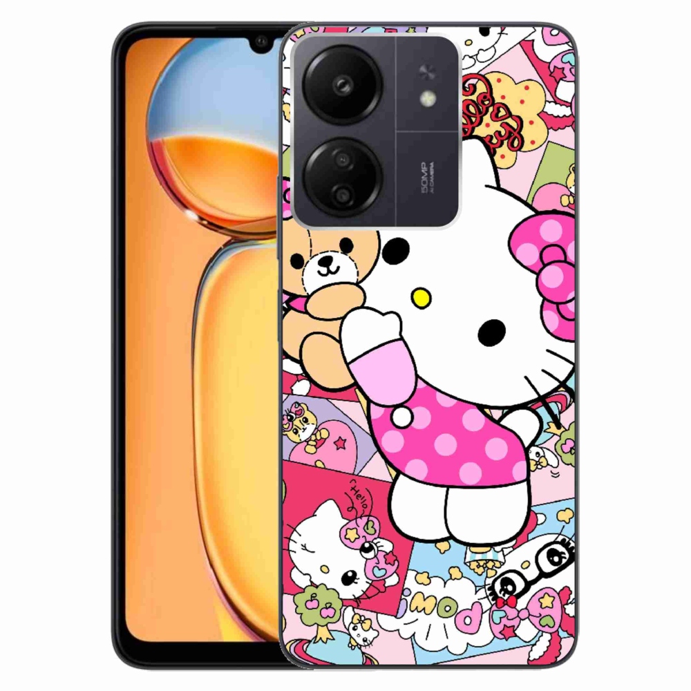 Gélový kryt mmCase na Xiaomi Poco C65/Redmi 13C - cute kitty