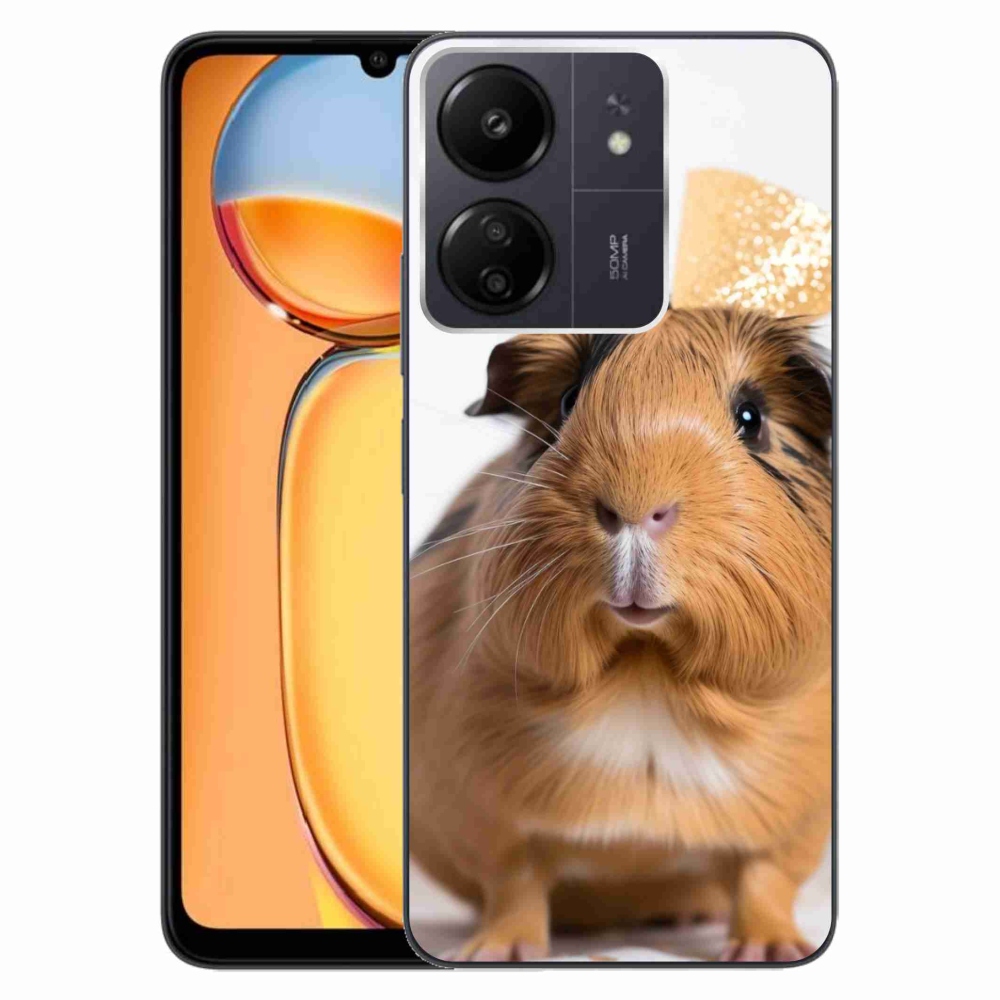 Gélový kryt mmCase na Xiaomi Poco C65/Redmi 13C - hnedé morča