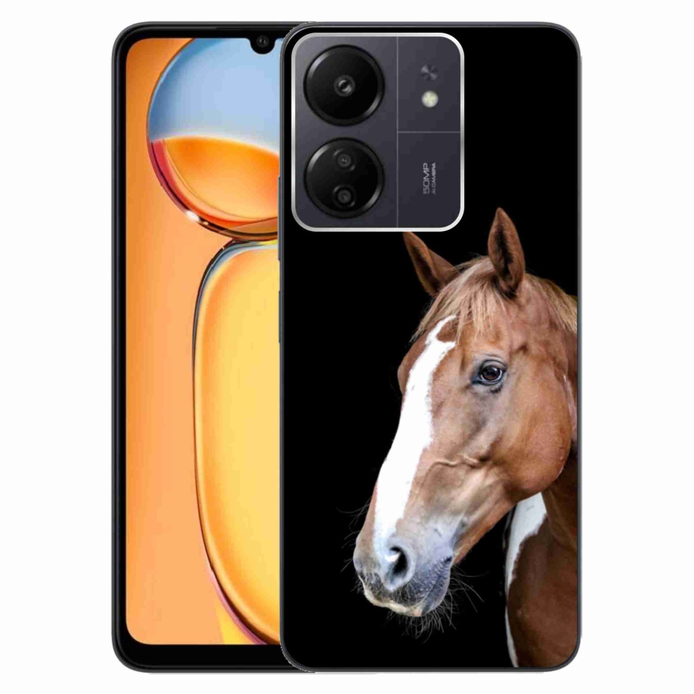 Gélový kryt mmCase na Xiaomi Poco C65/Redmi 13C - hnedý kôň 3