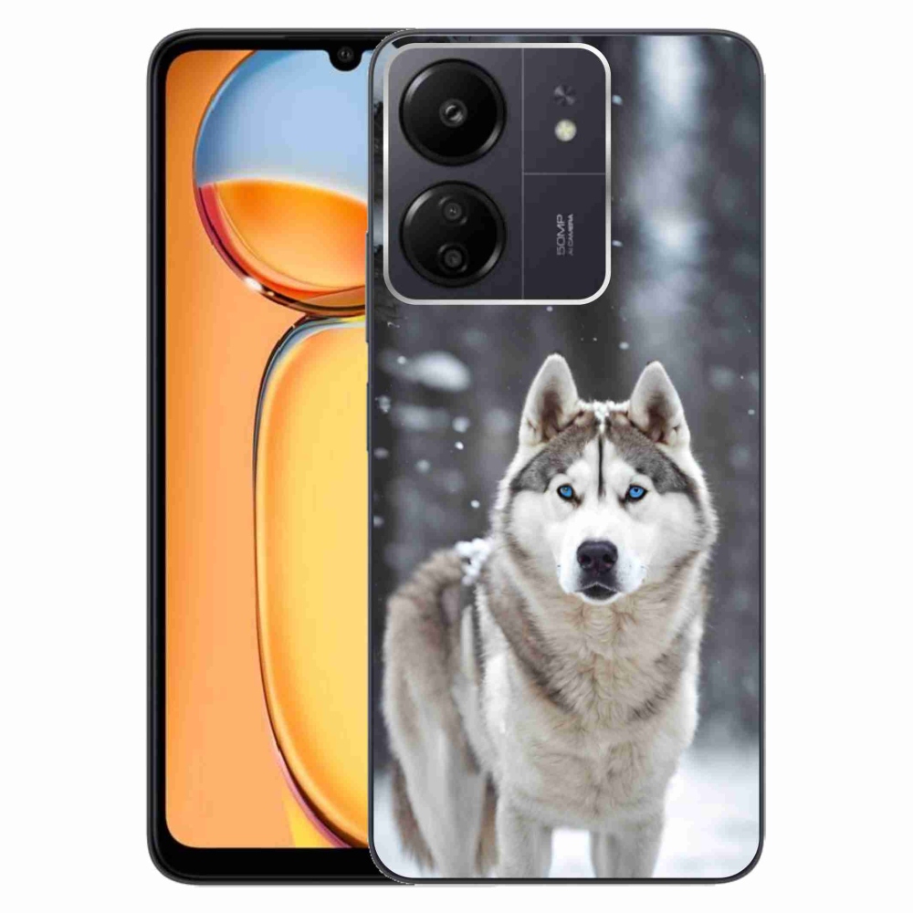 Gélový kryt mmCase na Xiaomi Poco C65/Redmi 13C - husky 2