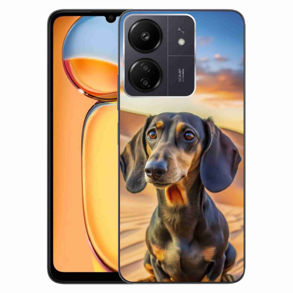 Gélový kryt mmCase na Xiaomi Poco C65/Redmi 13C - jazvečík 3