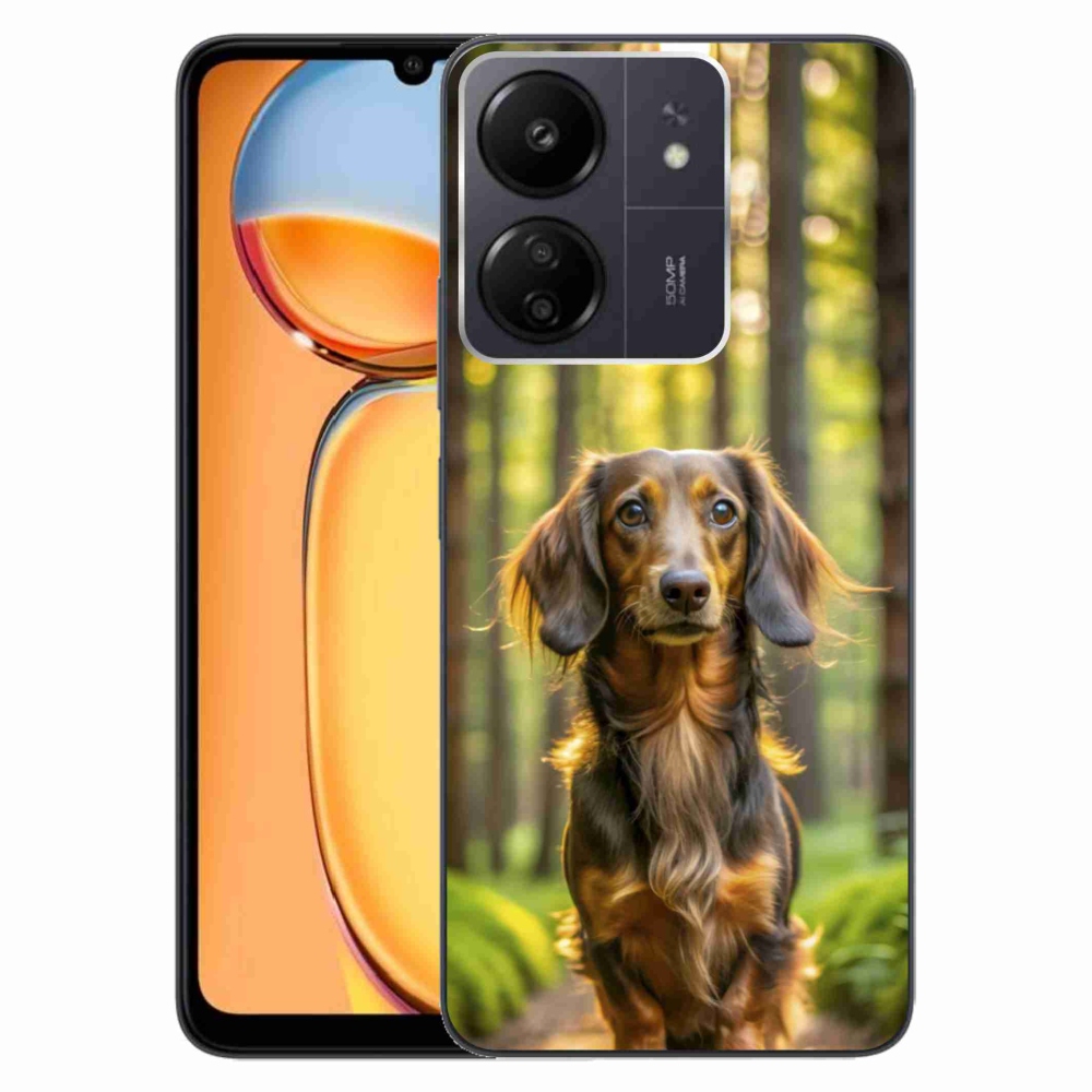 Gélový kryt mmCase na Xiaomi Poco C65/Redmi 13C - jazvečík 4