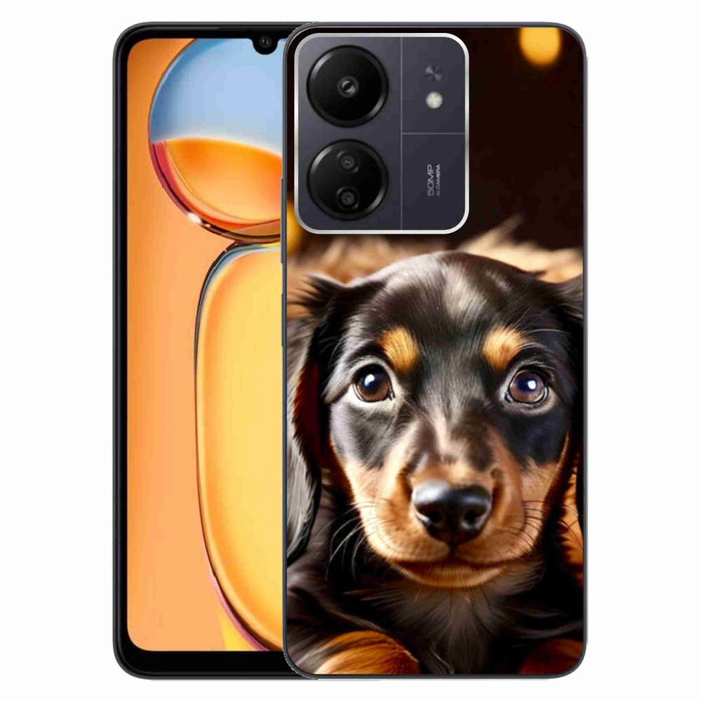 Gélový kryt mmCase na Xiaomi Poco C65/Redmi 13C - jazvečík