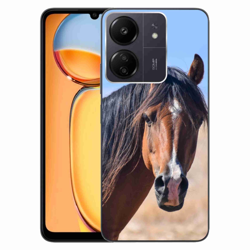 Gélový kryt mmCase na Xiaomi Poco C65/Redmi 13C - pokojný kôň