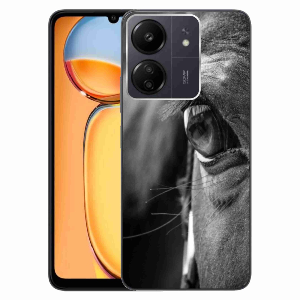 Gélový kryt mmCase na Xiaomi Poco C65/Redmi 13C - konský pohľad