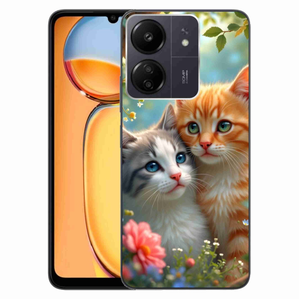 Gélový kryt mmCase na Xiaomi Poco C65/Redmi 13C - mačacia láska 2