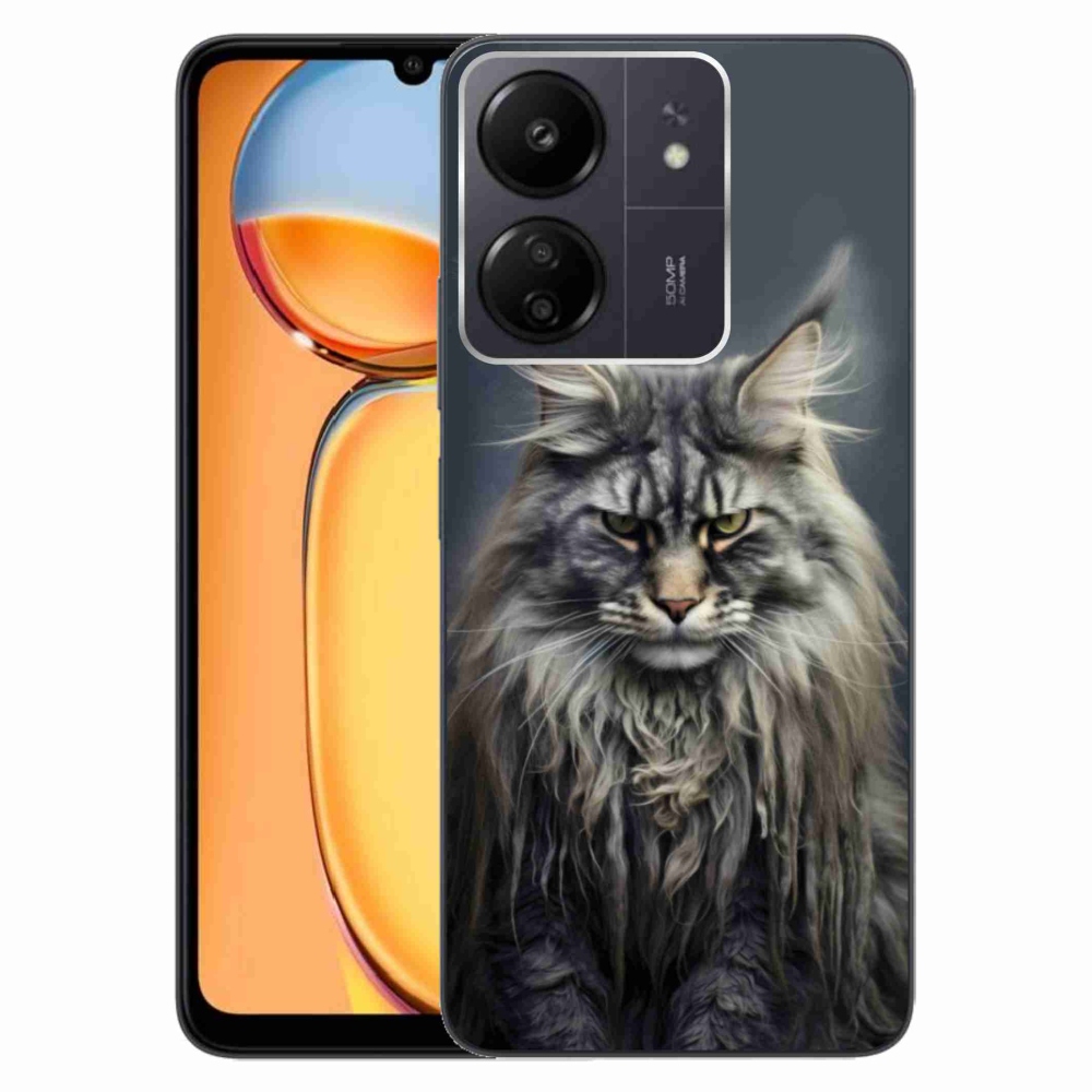 Gélový kryt mmCase na Xiaomi Poco C65/Redmi 13C - mačacie pohľad 4