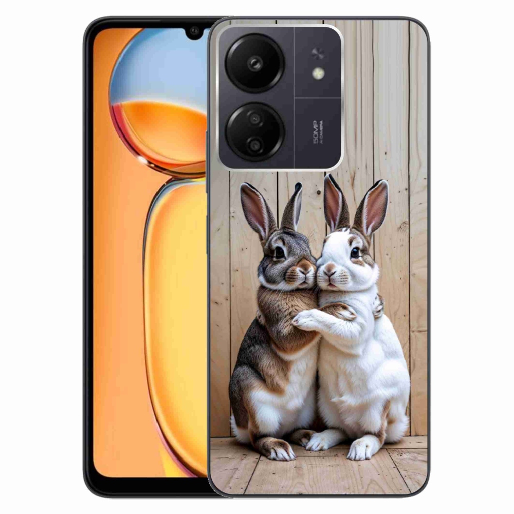 Gélový kryt mmCase na Xiaomi Poco C65/Redmi 13C - králičie pár