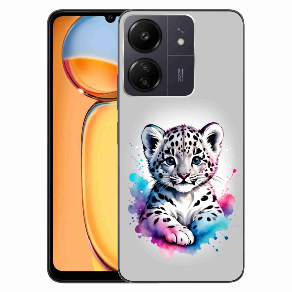 Gélový kryt mmCase na Xiaomi Poco C65/Redmi 13C - leopardej mláďa