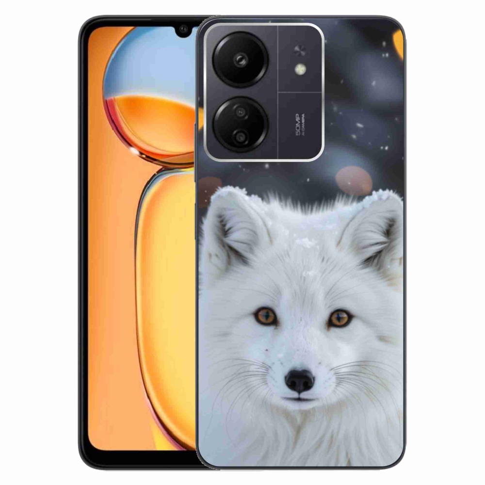 Gélový kryt mmCase na Xiaomi Poco C65/Redmi 13C - líška polárna