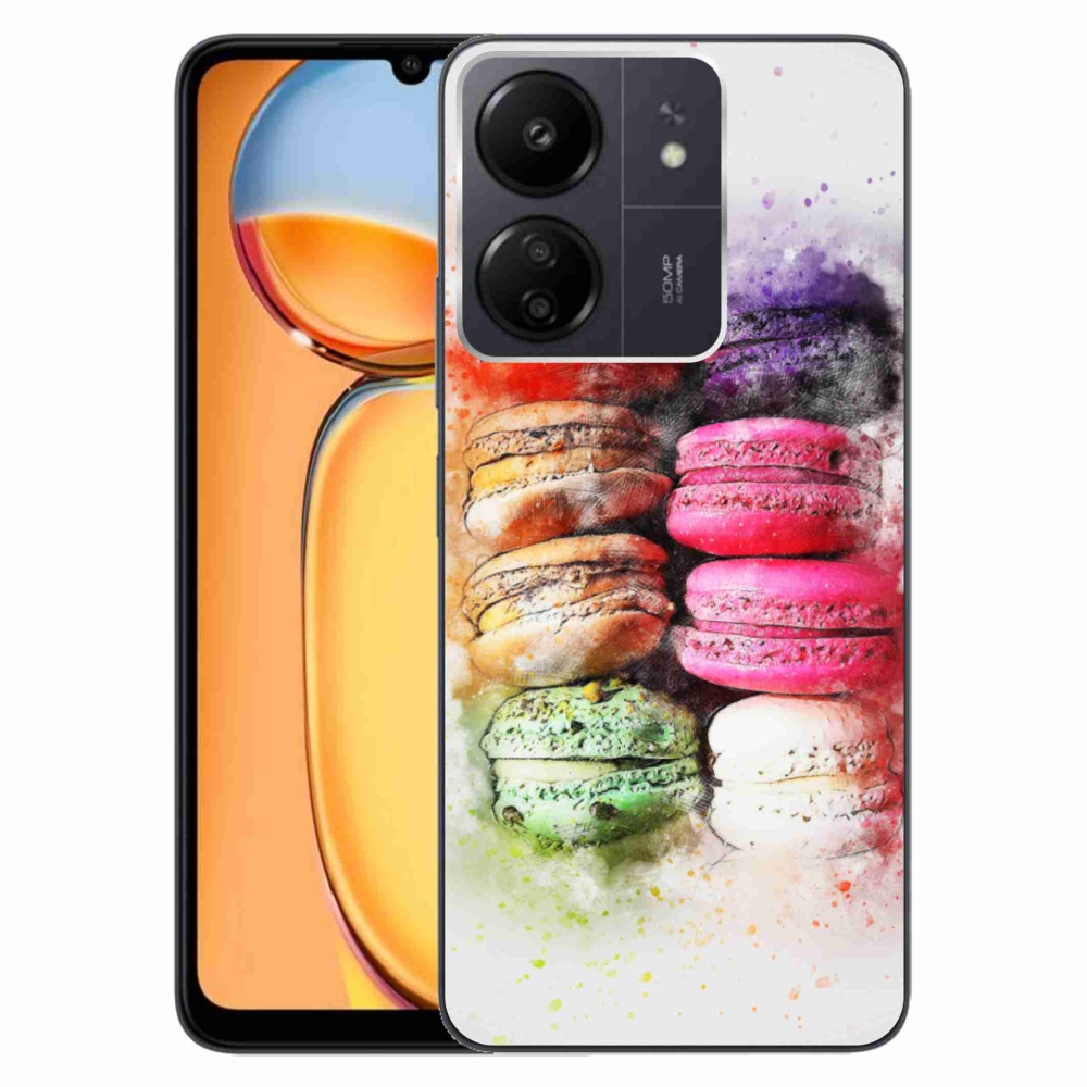 Gélový kryt mmCase na Xiaomi Poco C65/Redmi 13C - makrónky