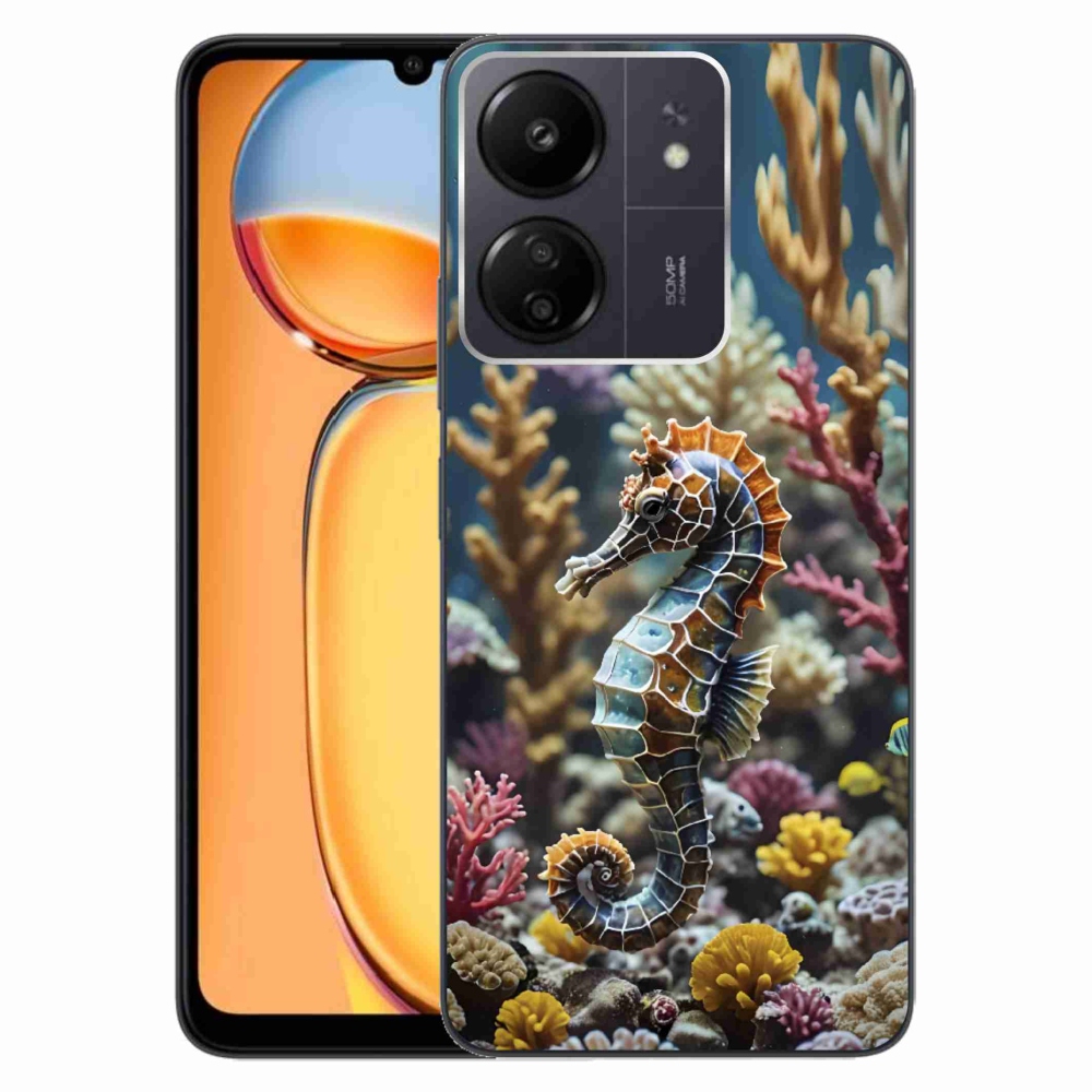Gélový kryt mmCase na Xiaomi Poco C65/Redmi 13C - morský koník 2